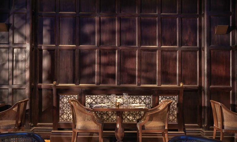 The Lalit London, at the table