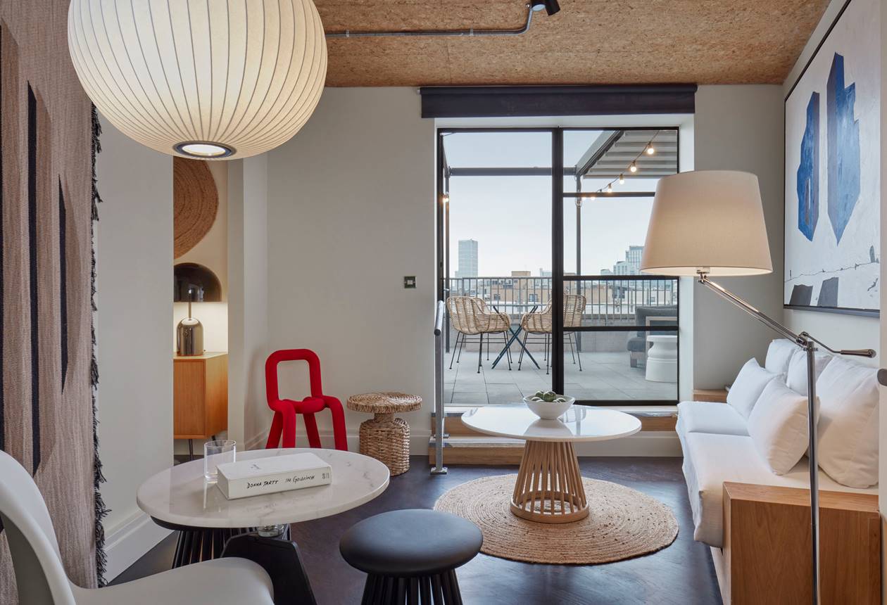 One Hundred Shoreditch, rooms