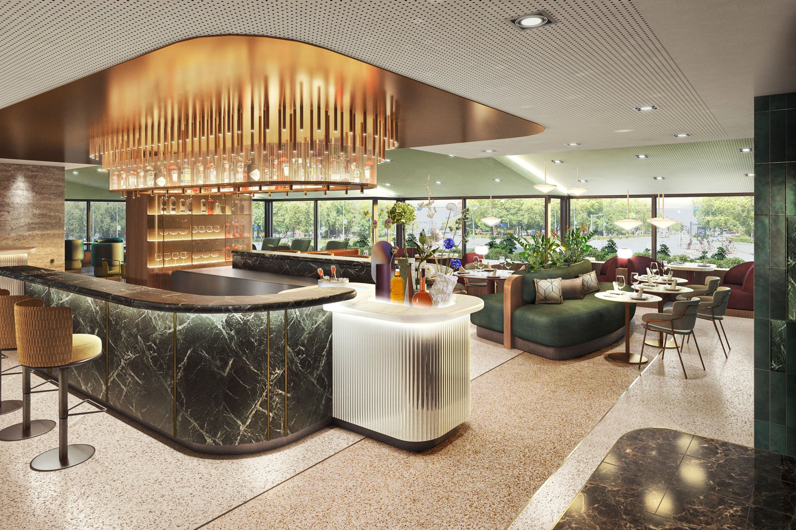 Amsterdam Marriott Hotel, bar twlv