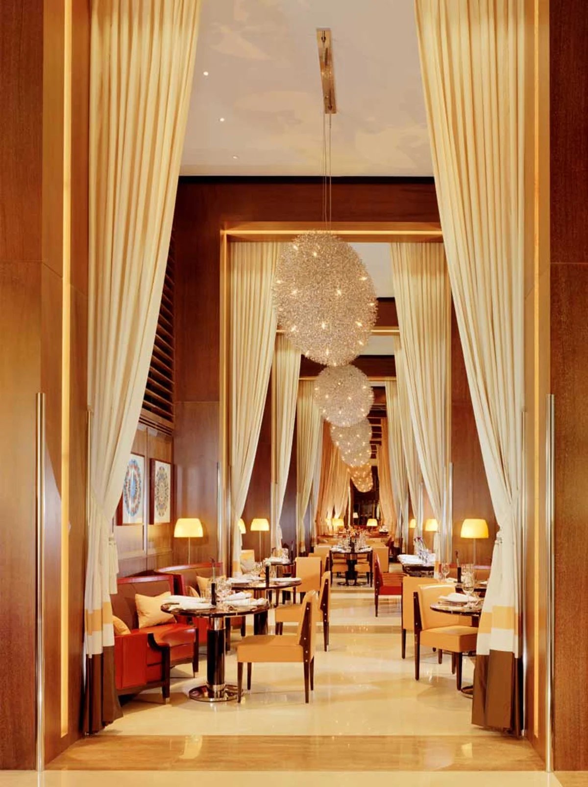 45 Park Lane, at the table