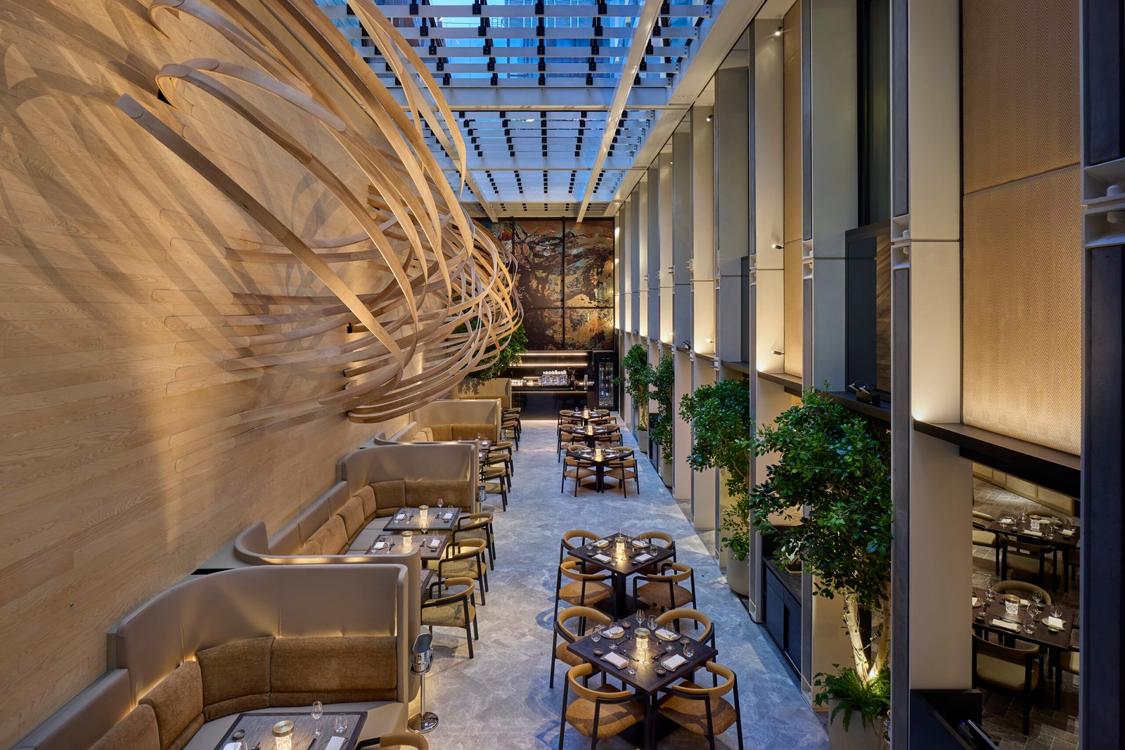 Mandarin Oriental Mayfair Hotel, at the table