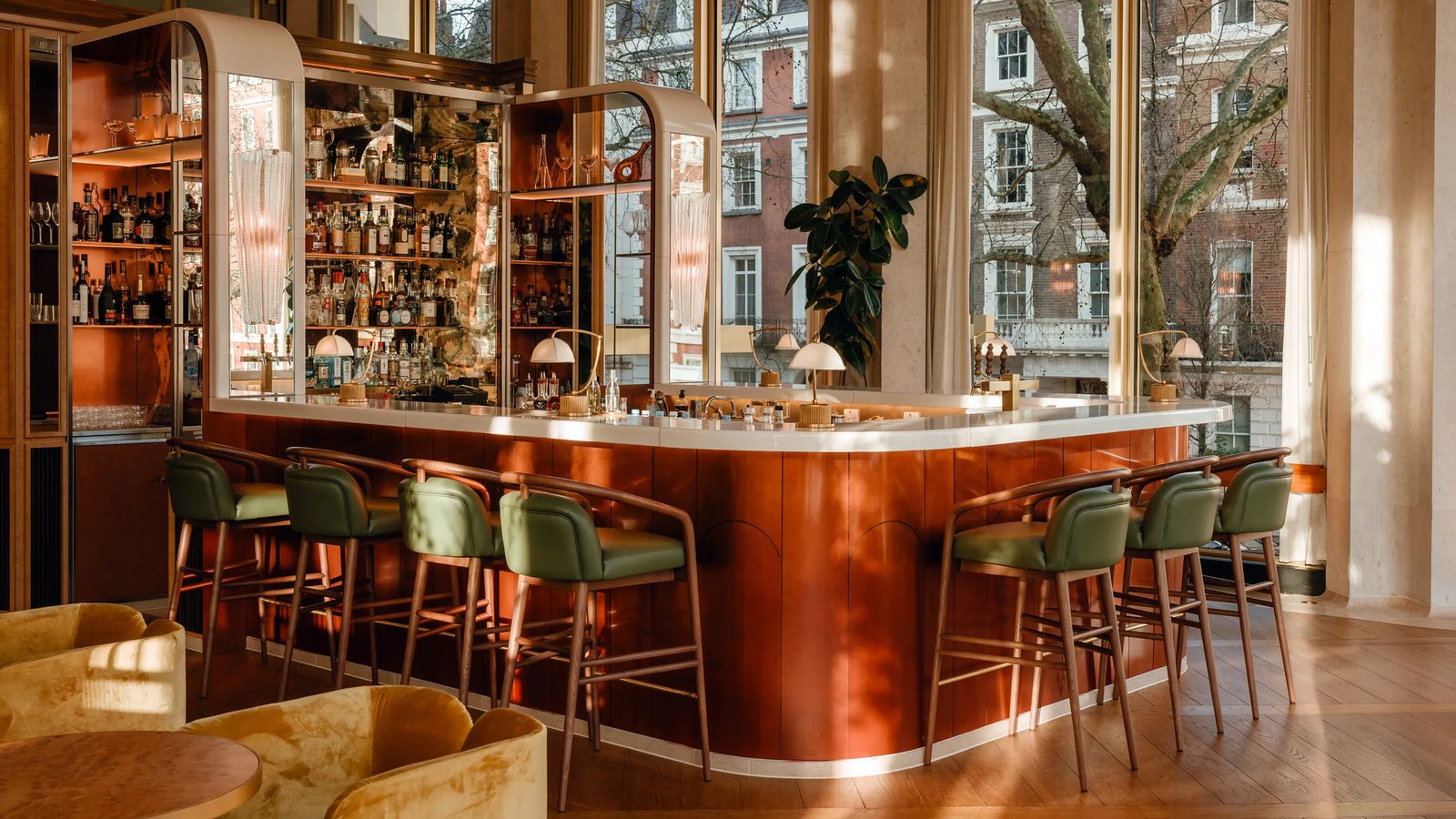 The Chancery Rosewood, at the table
