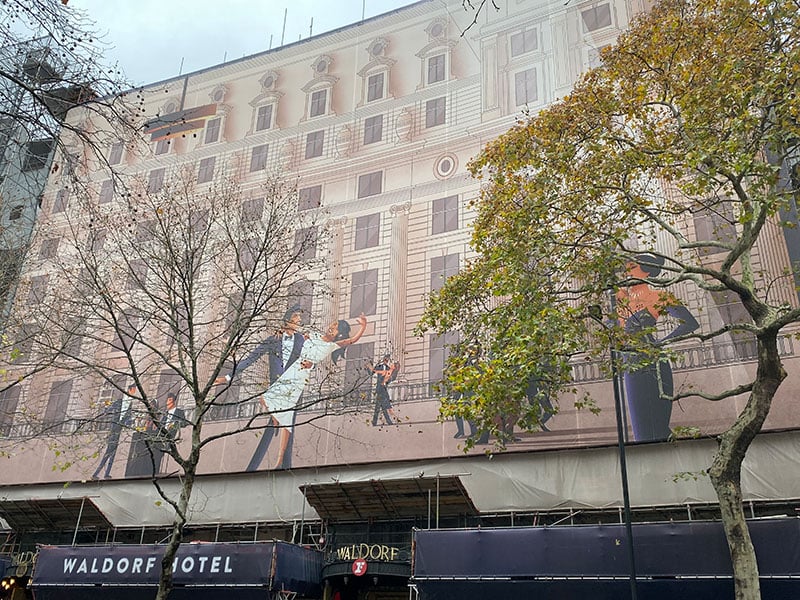 The Waldorf Hilton Hotel — backstory