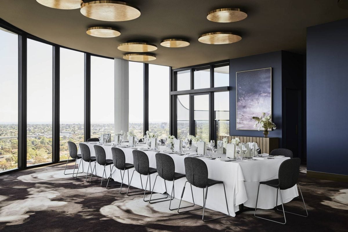 Hotel Chadstone Melbourne, at the table