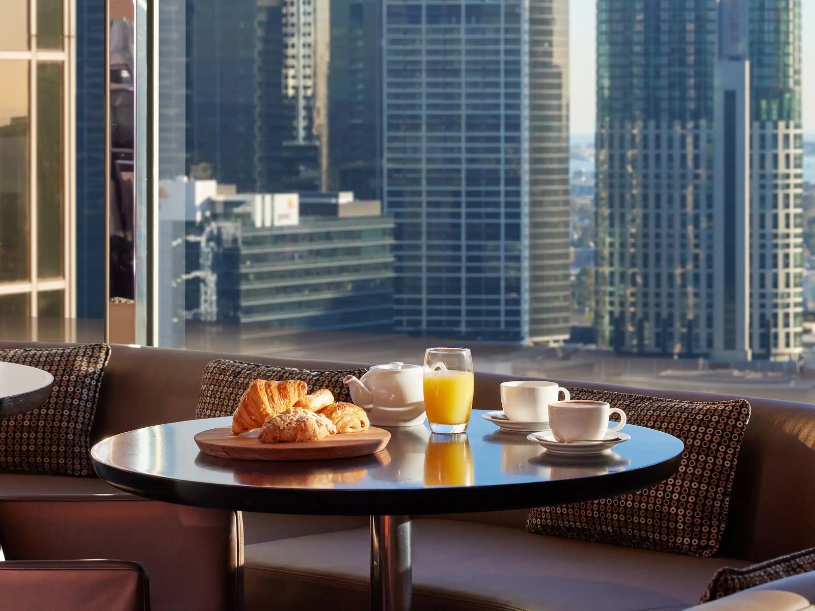 Grand Hyatt Melbourne, at the table