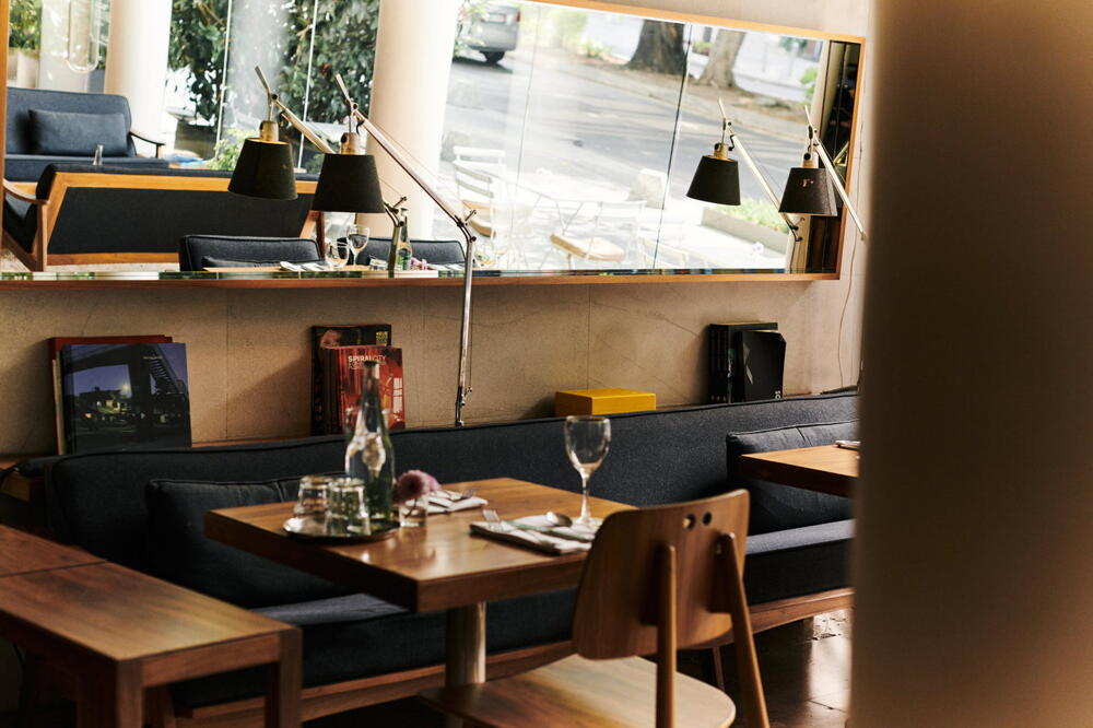 Habita Hotel, lobby restaurant & sidewalk terrace