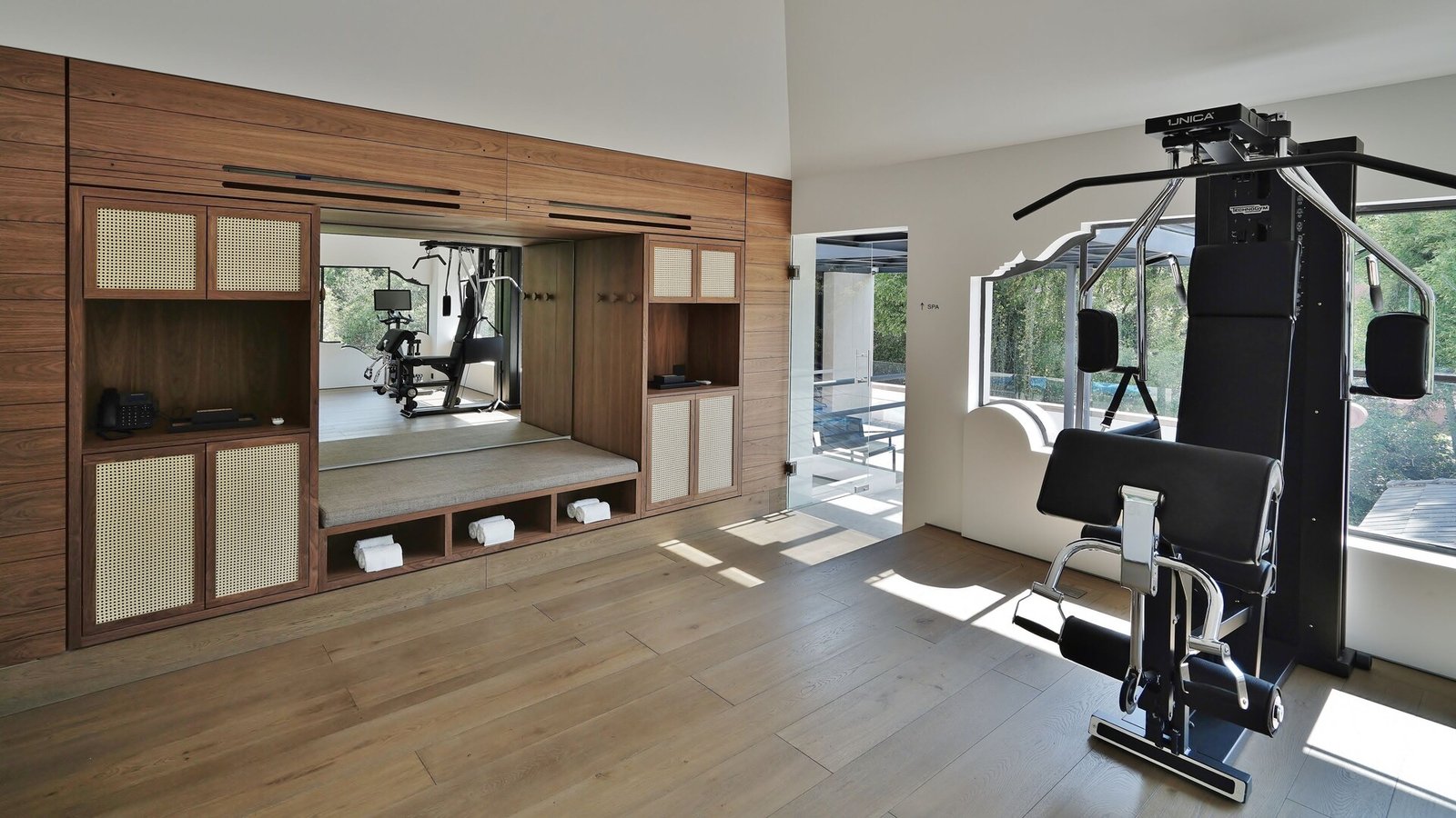 Casa Polanco, the gym