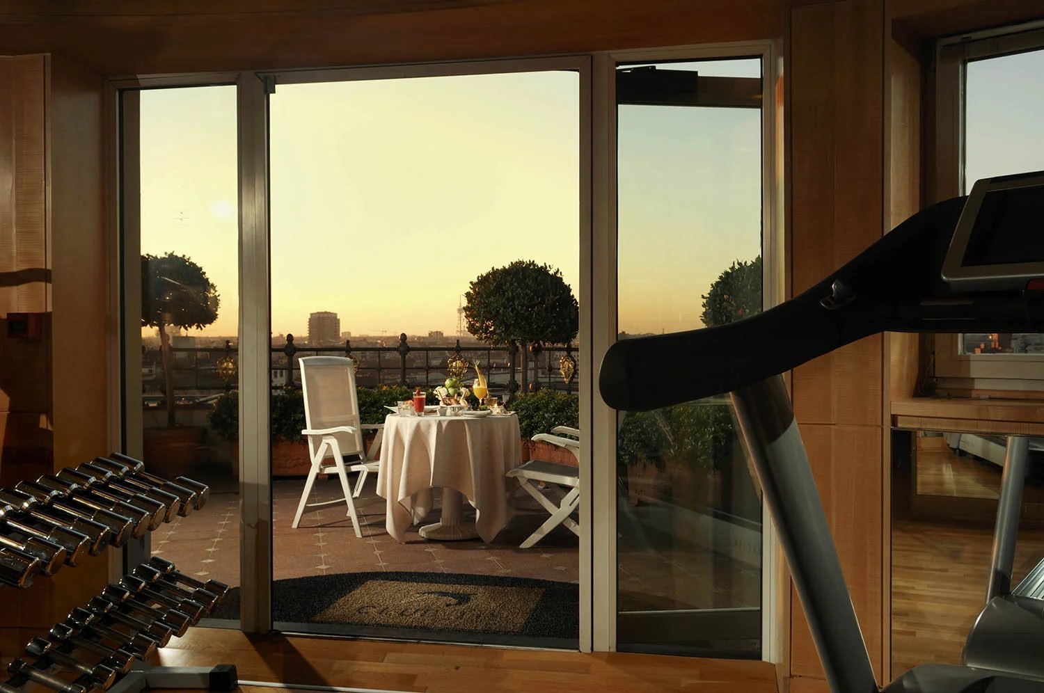 Principe di Savoia, the gym