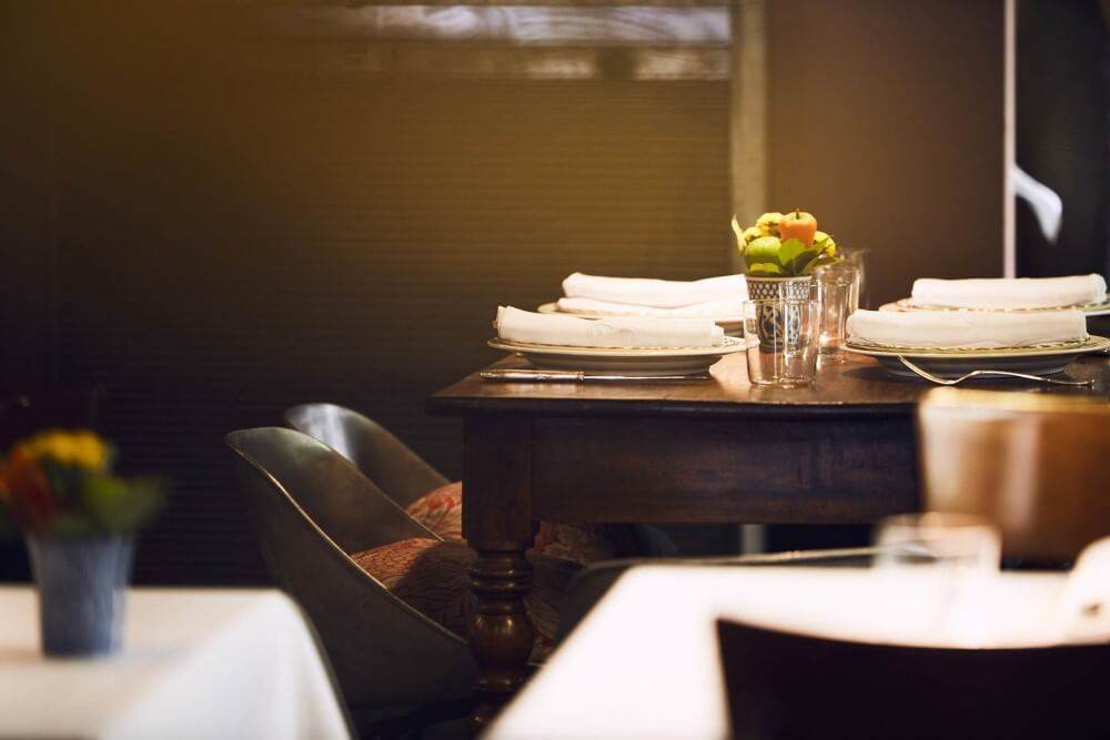 Maison Borella, at the table