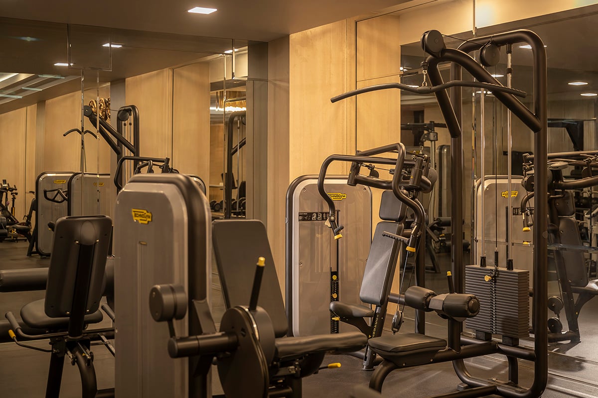 The Plaza Hotel, the gym