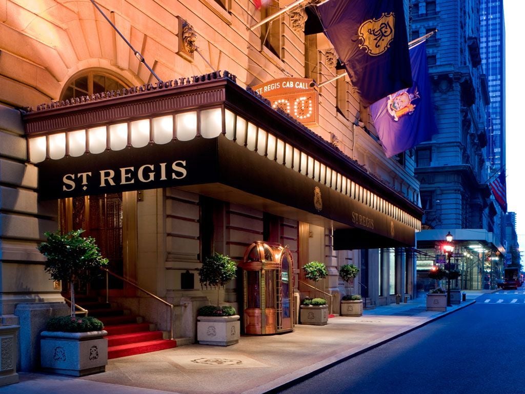 St. Regis New York — backstory