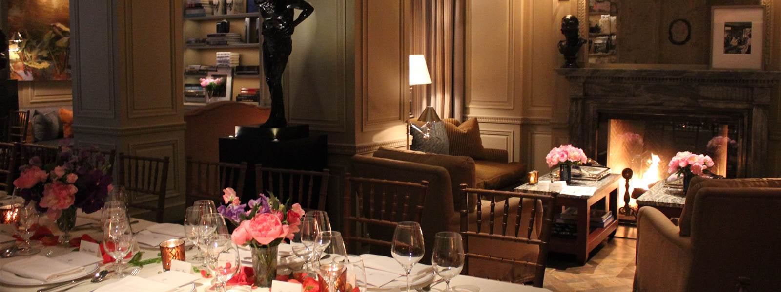 The Lowell Hotel, at the table