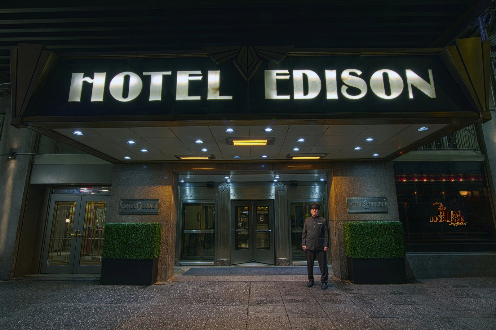 Hotel Edison — backstory