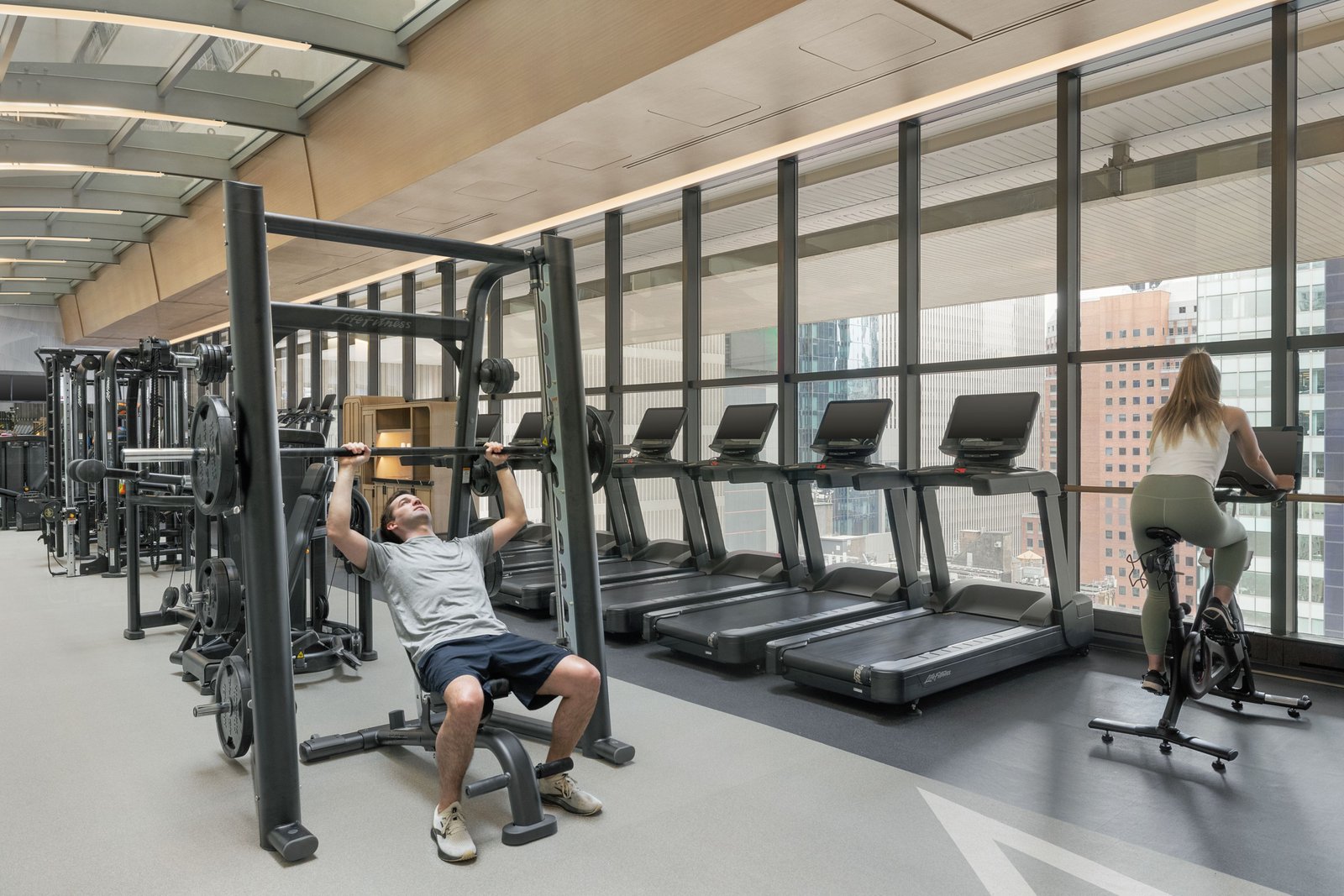 New York Marriott Marquis, the gym