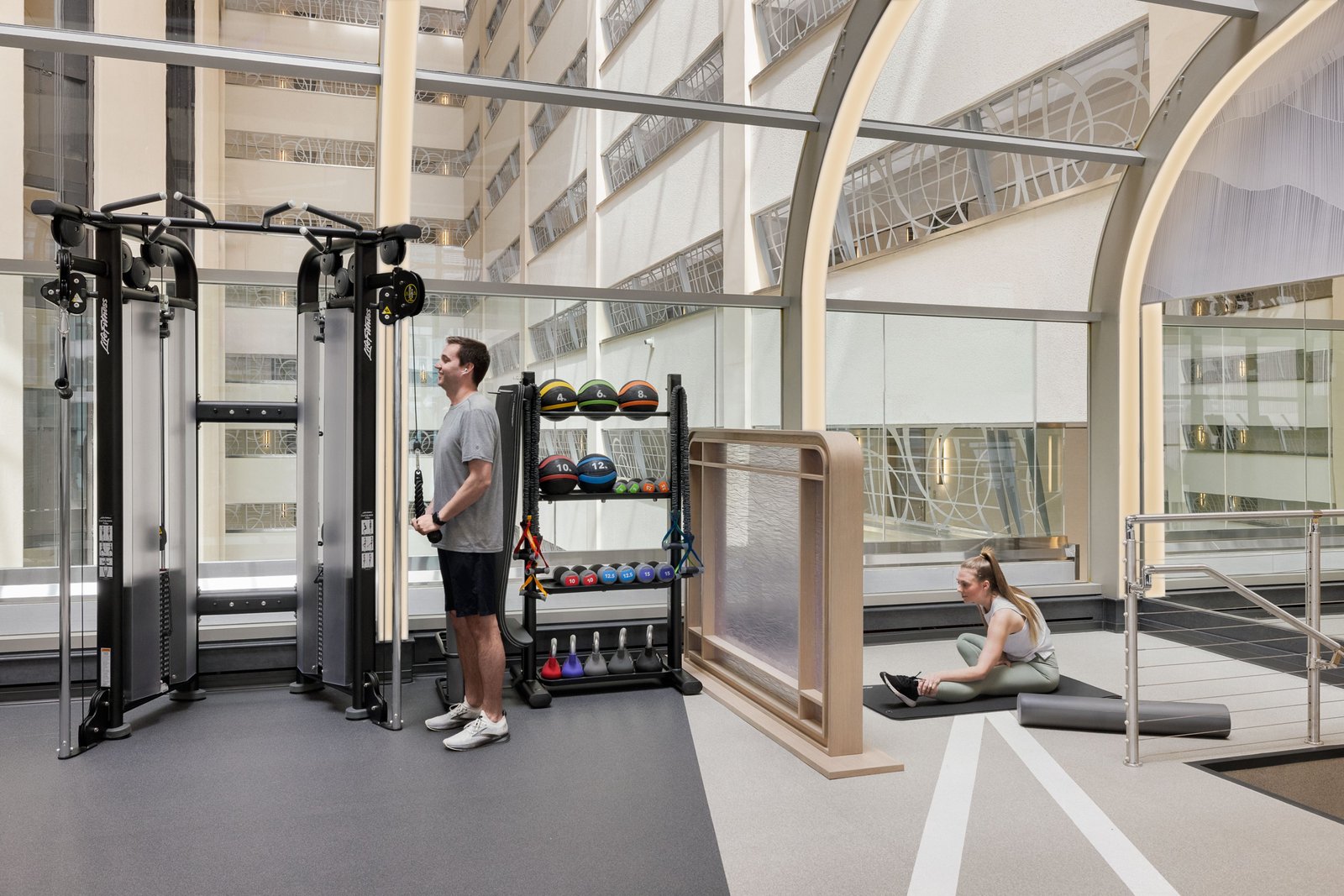 New York Marriott Marquis, the gym