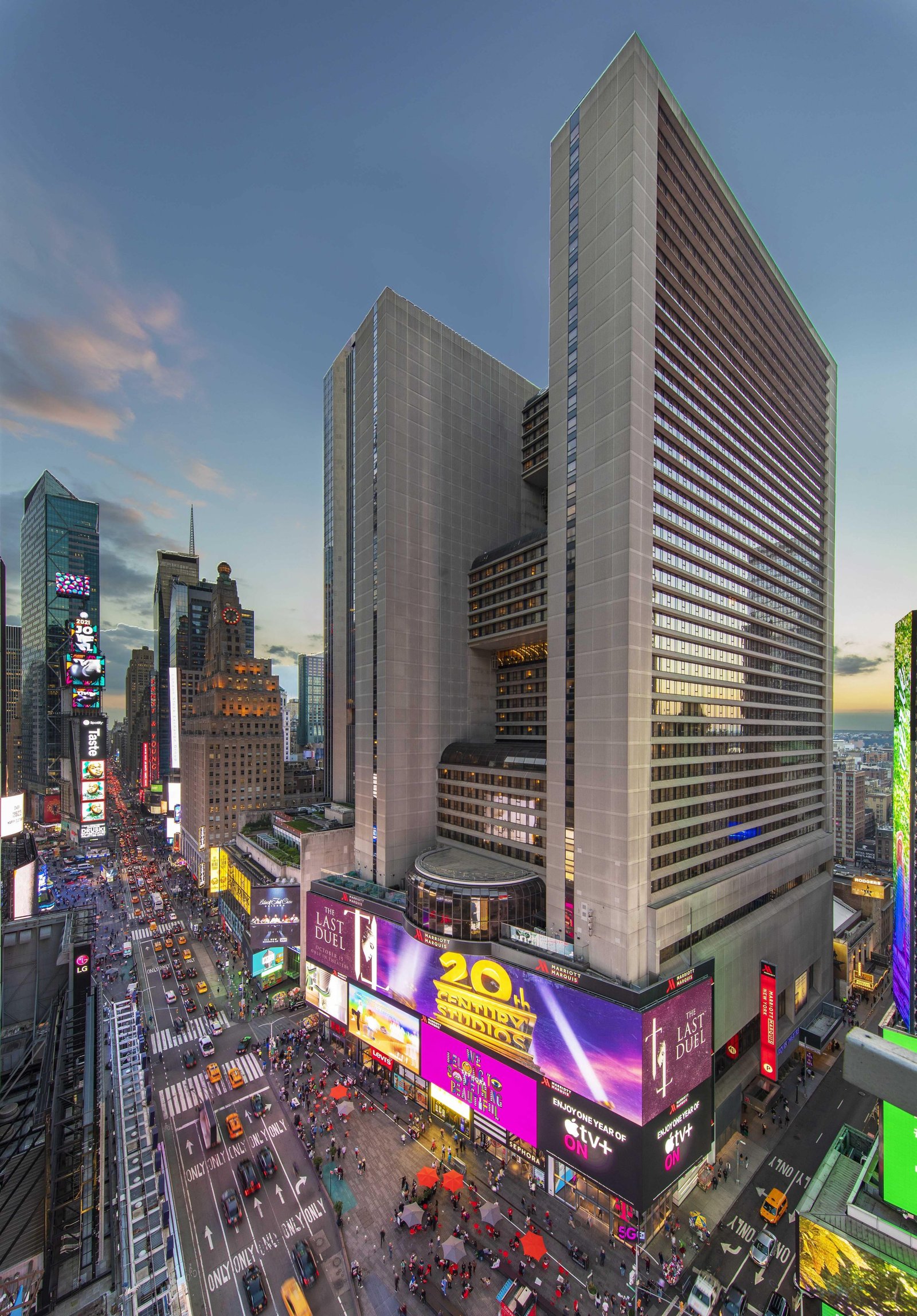 New York Marriott Marquis — backstory