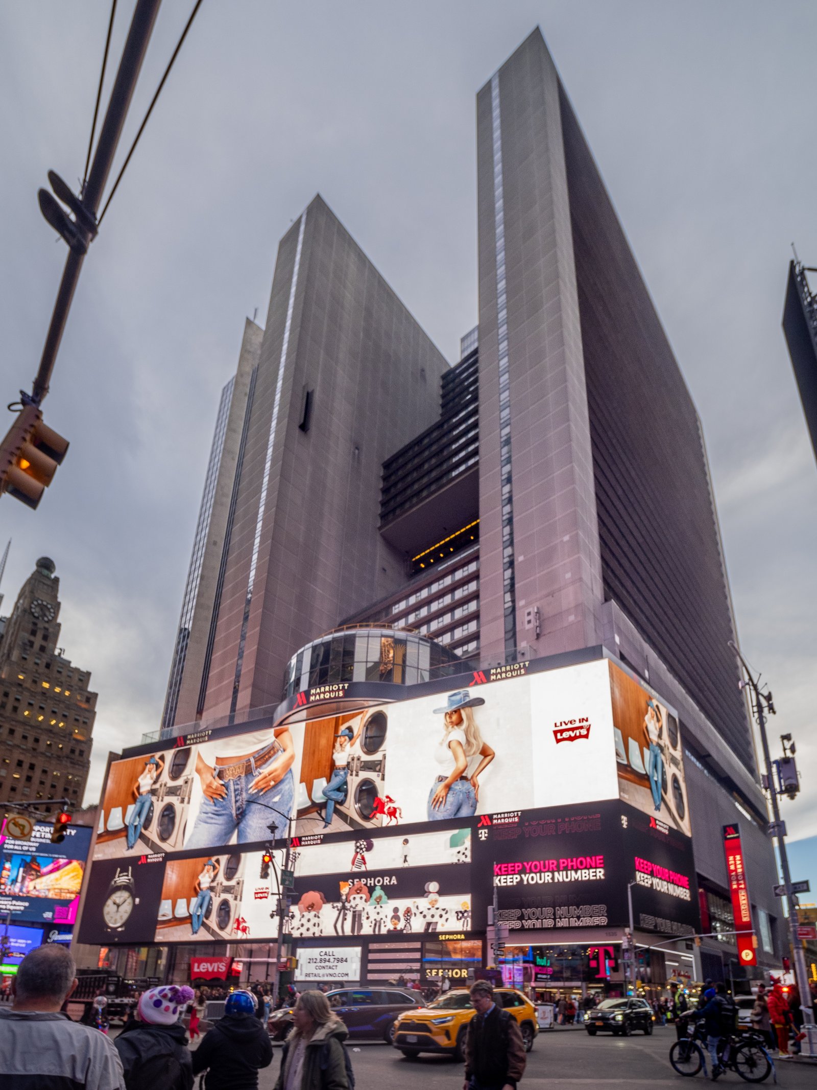 New York Marriott Marquis — backstory