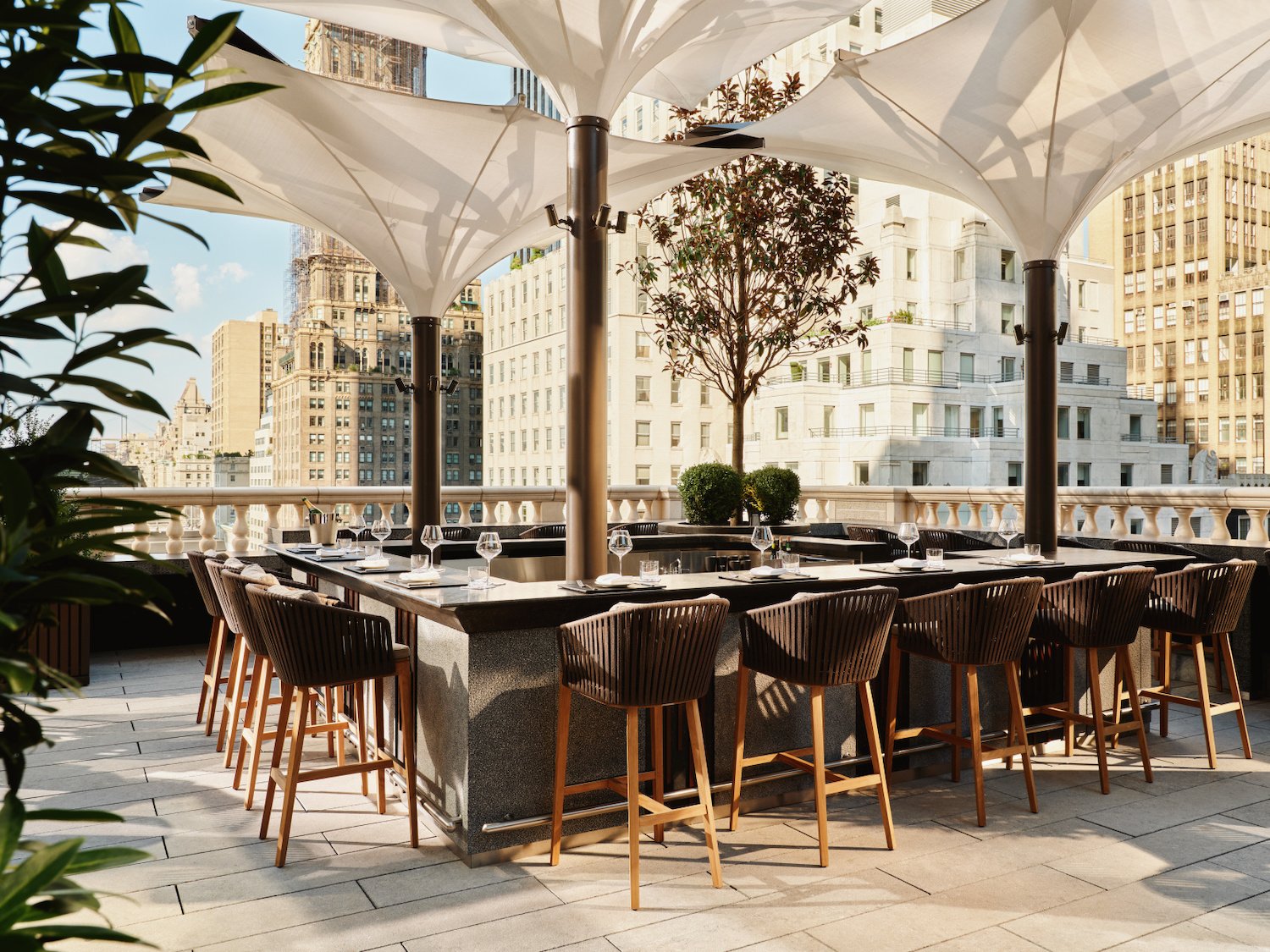 Aman New York, at the table