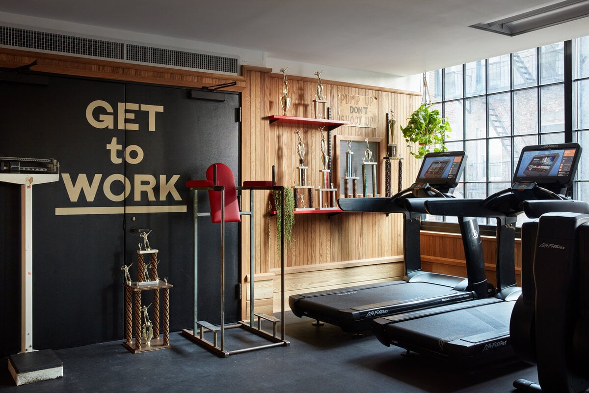 Ace Hotel Brooklyn, the gym