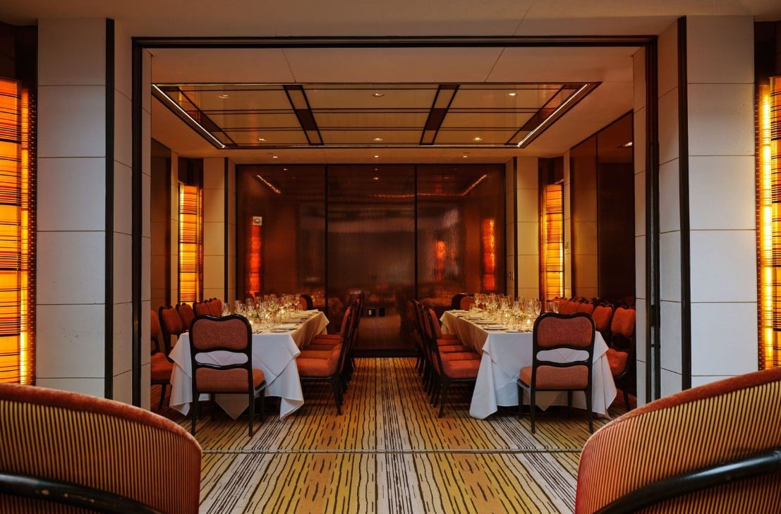 The Mark Hotel, at the table