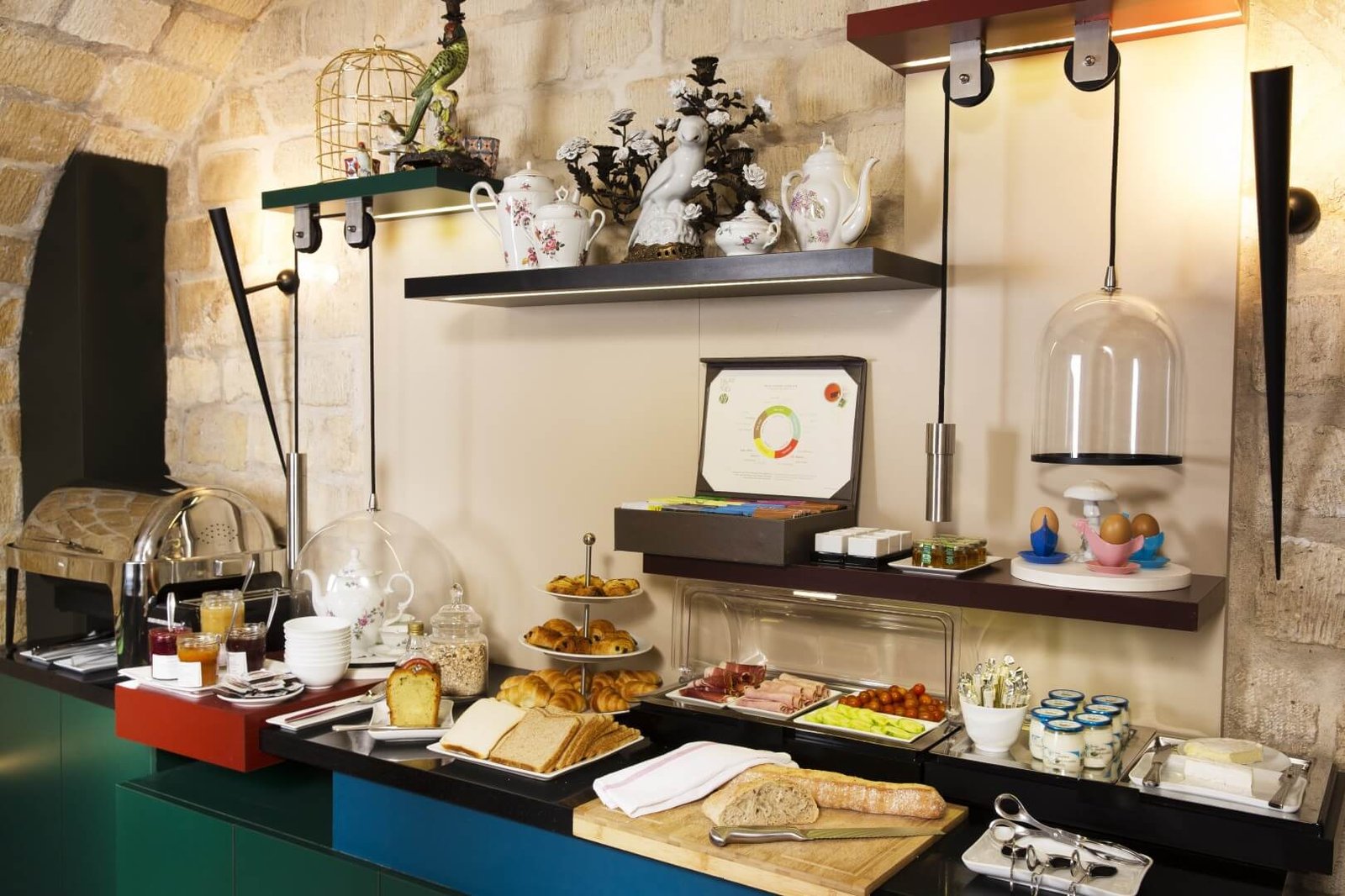 Hôtel Les Dames du Panthéon, breakfast room
