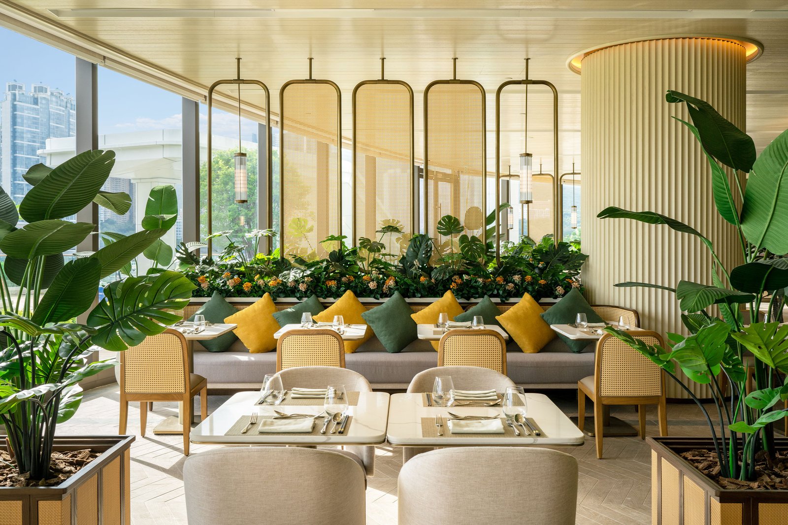 The Fullerton Ocean Park Hotel Hong Kong, at the table
