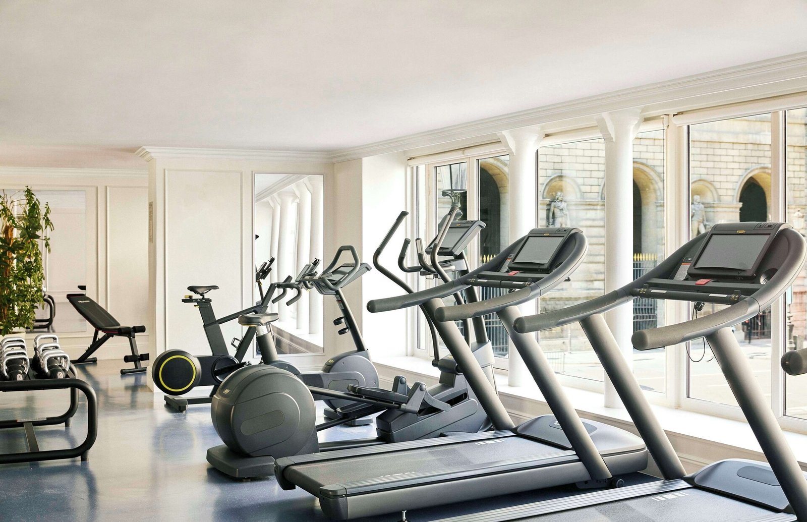 Hôtel du Louvre, the gym