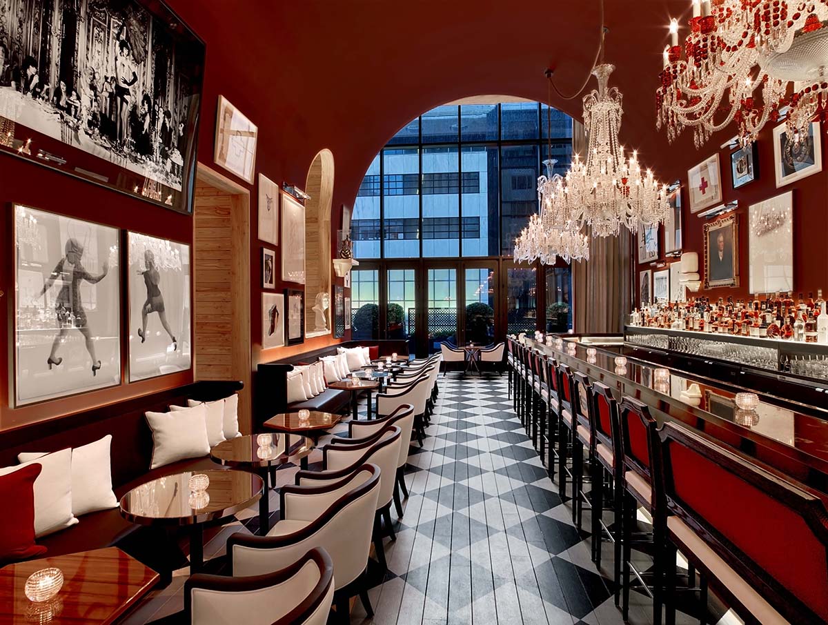 Baccarat Hotel New York, the bar