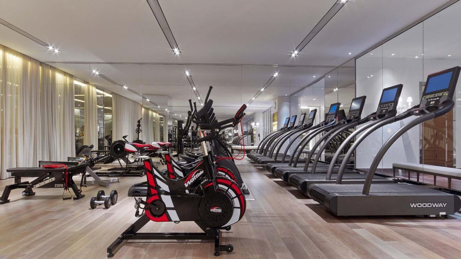 Baccarat Hotel New York, the gym