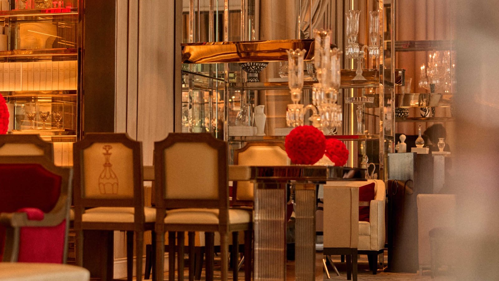 Baccarat Hotel New York, at the table