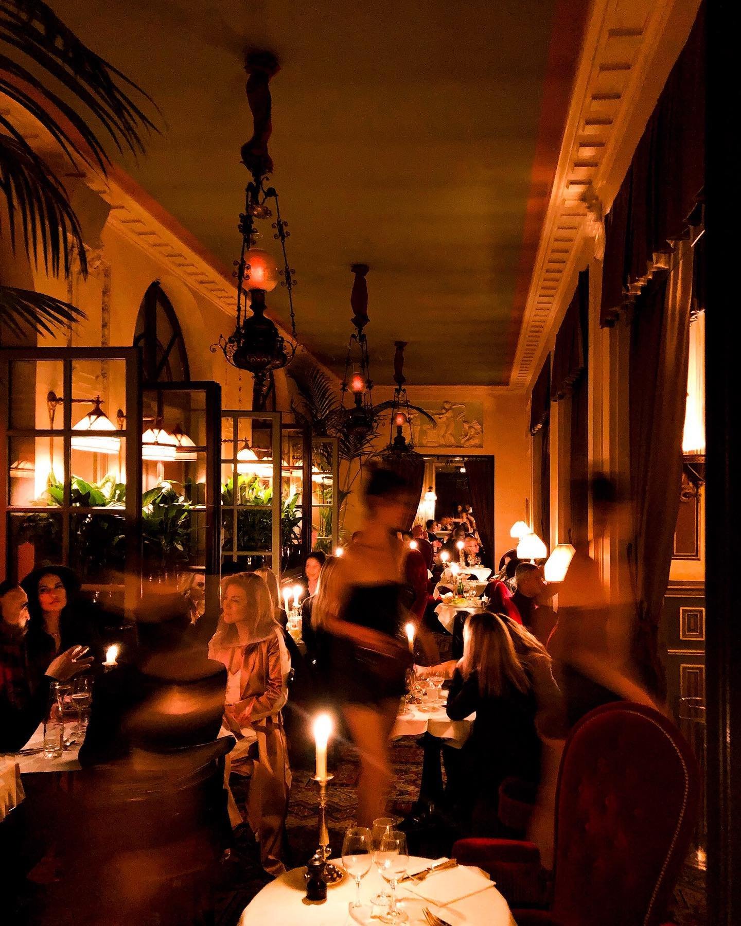 Hotel Costes, restaurant & courtyard terrace