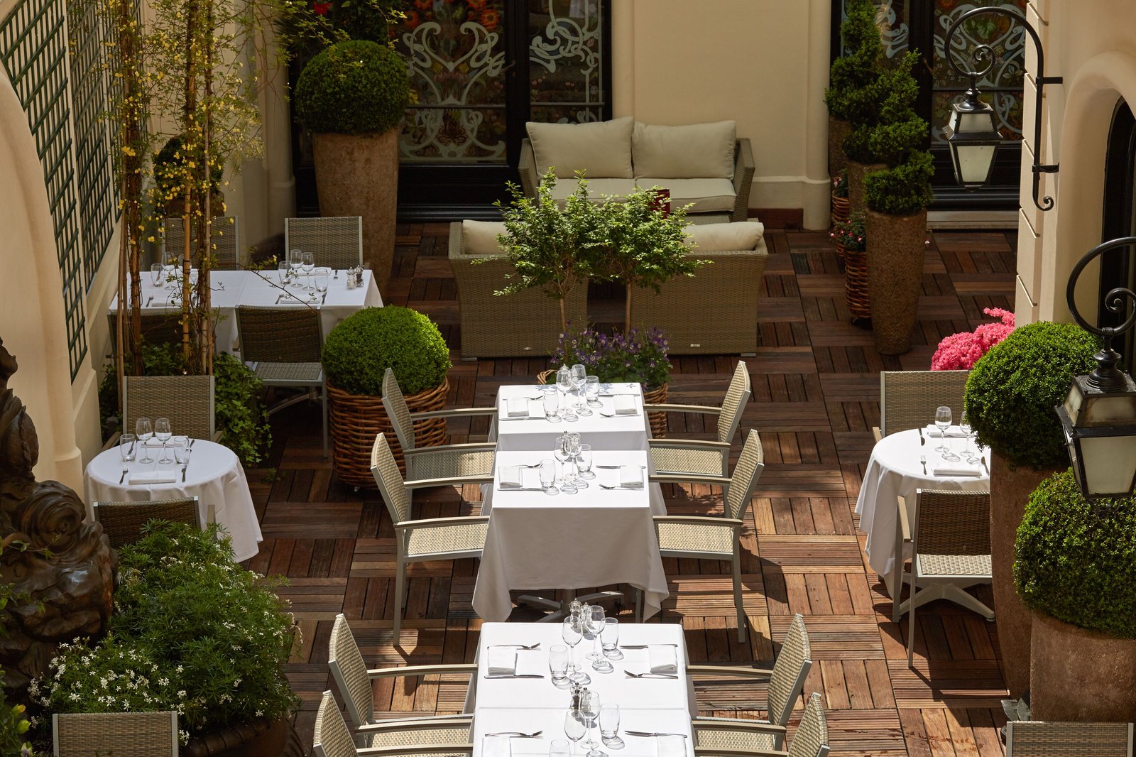 Hotel Regina Louvre, le patio