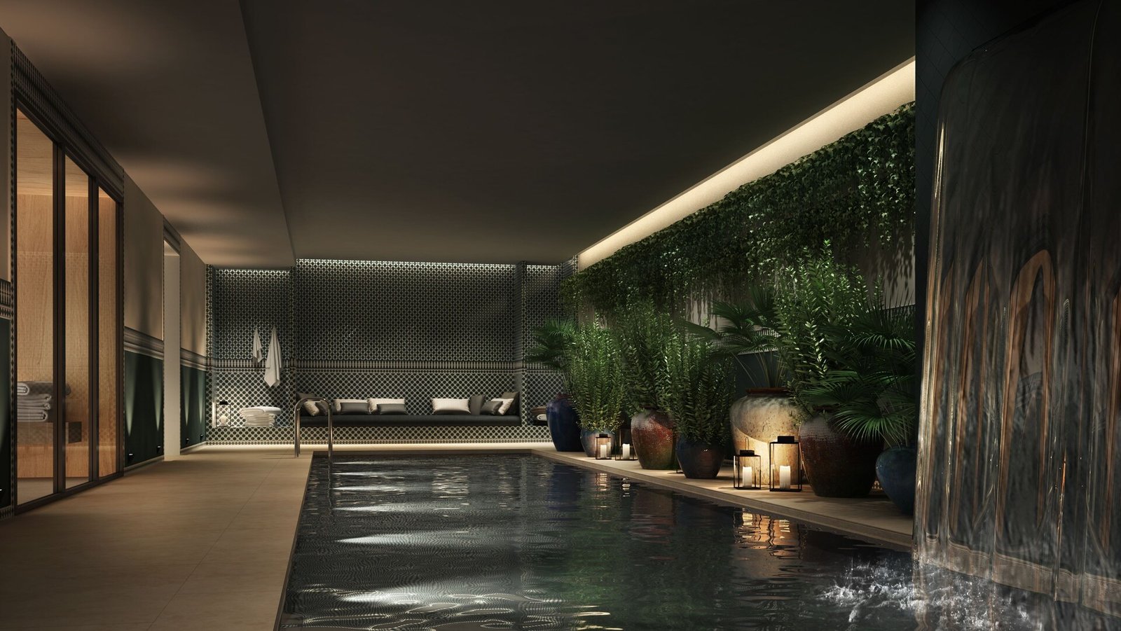 Hôtel Monte Cristo, the pool