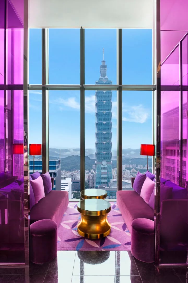 W Taipei, at the table
