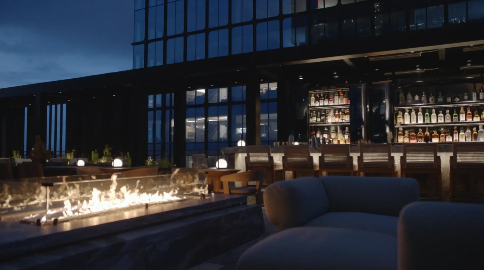 Equinox Hotel New York, electric lemon