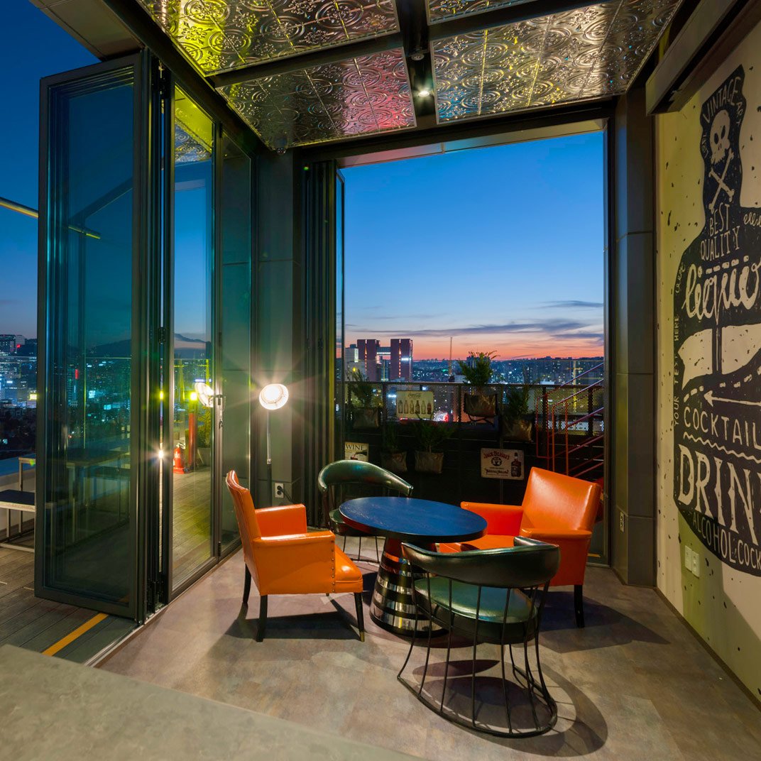 Hotel Cappuccino, rooftop bar