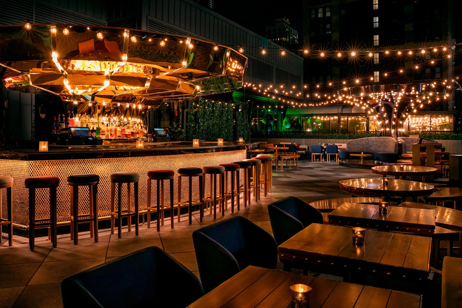 Moxy Times Square, magic hour rooftop bar & lounge
