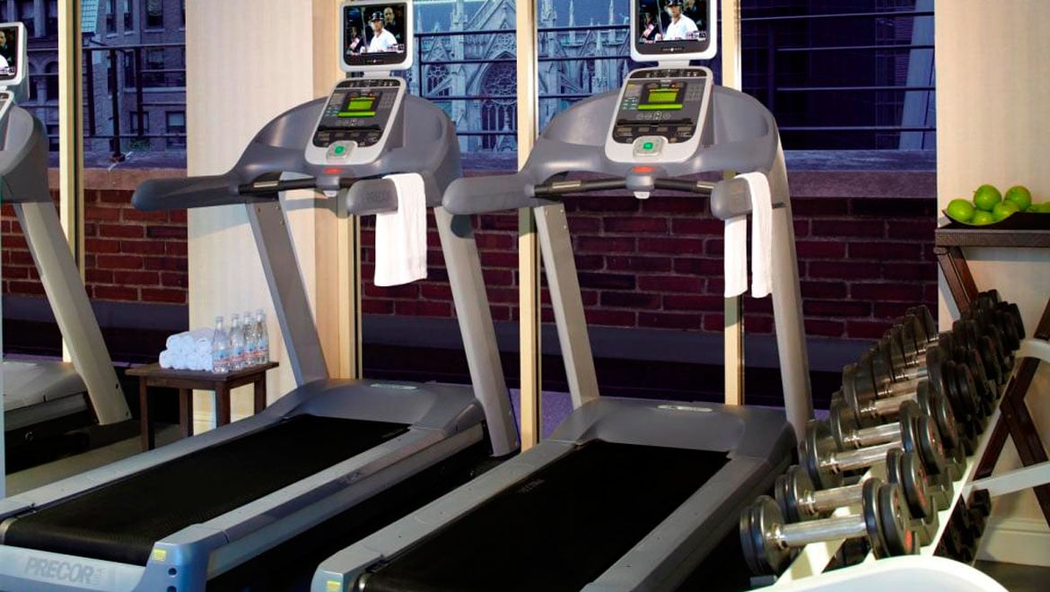Omni Berkshire Place, the gym