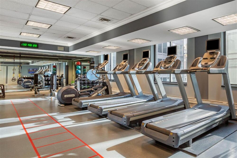 Omni Berkshire Place, the gym