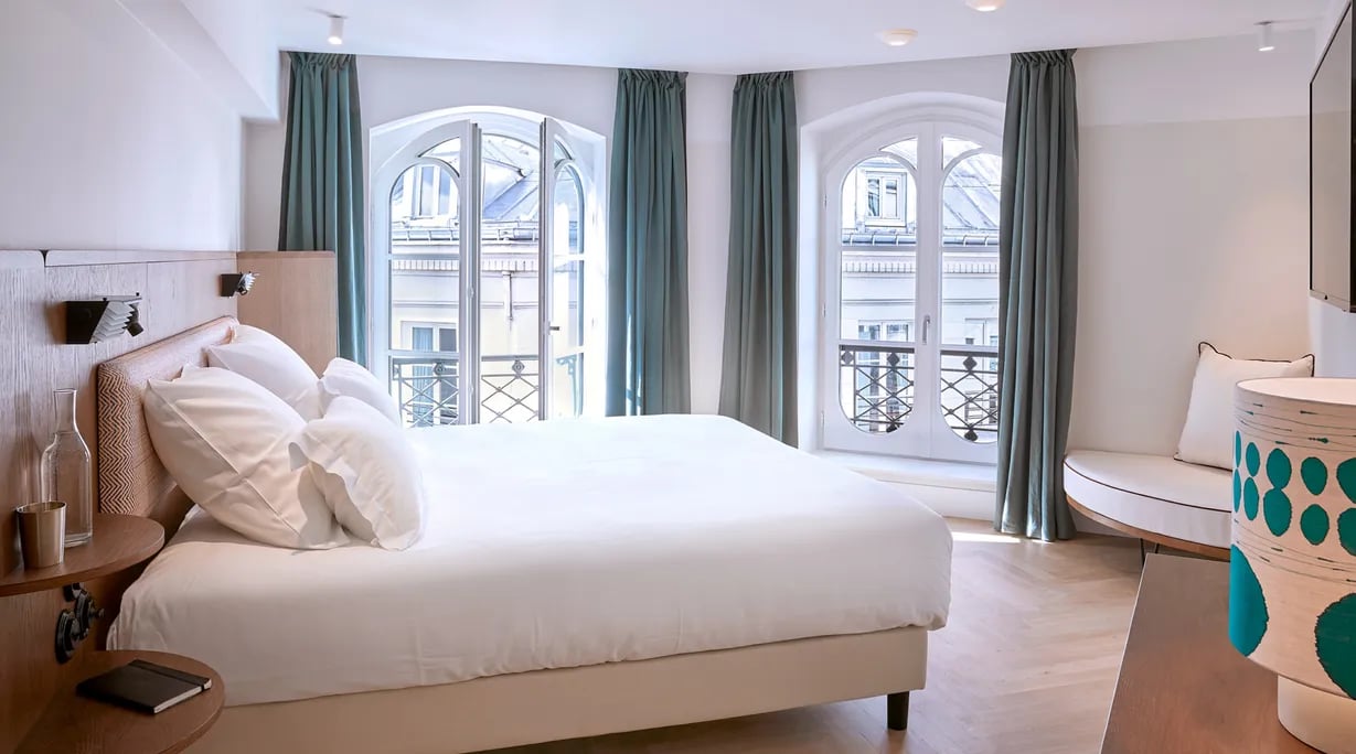 Hotel du Sentier — rooms
