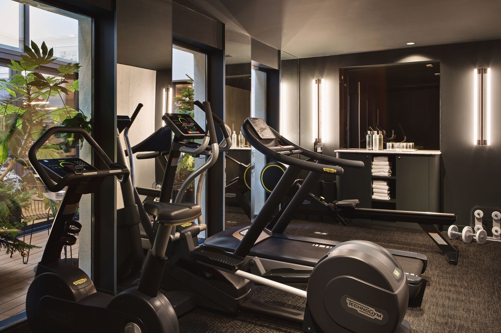 Le Wallace Hôtel & Bar, the gym