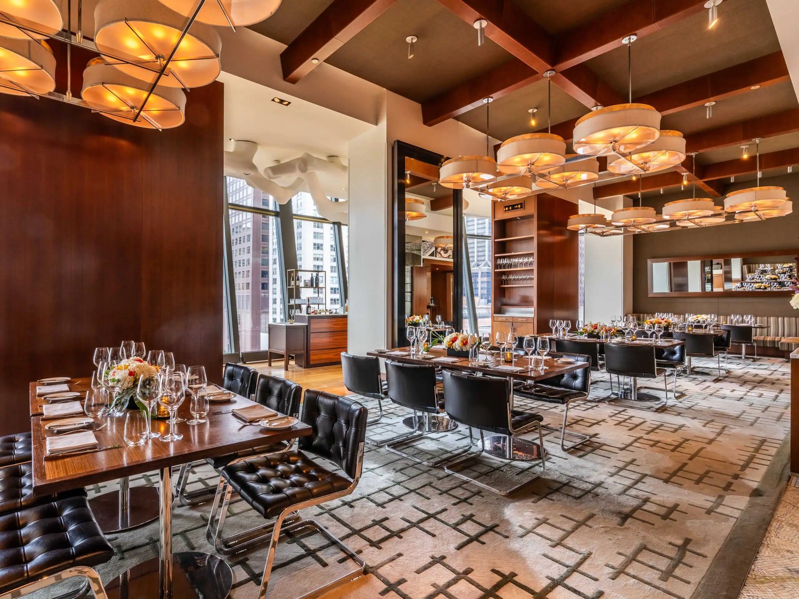 Park Hyatt Chicago, at the table