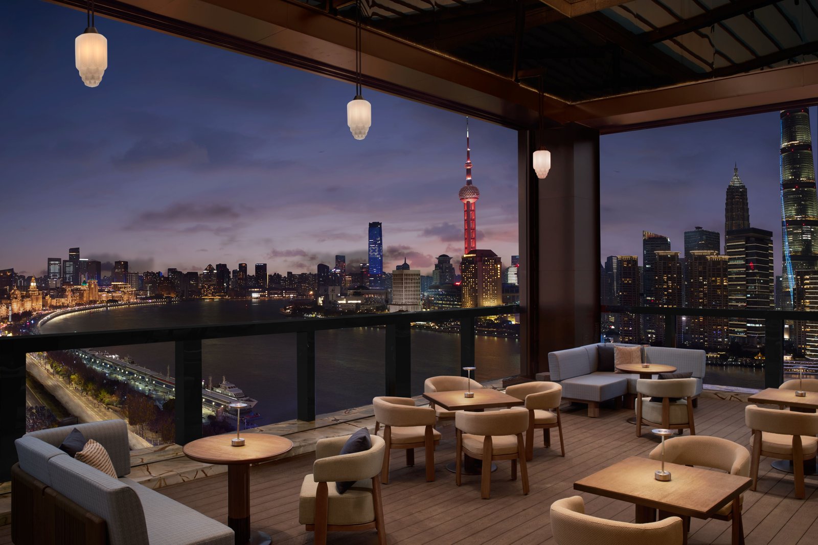 The St. Regis on the Bund, Shanghai, at the table