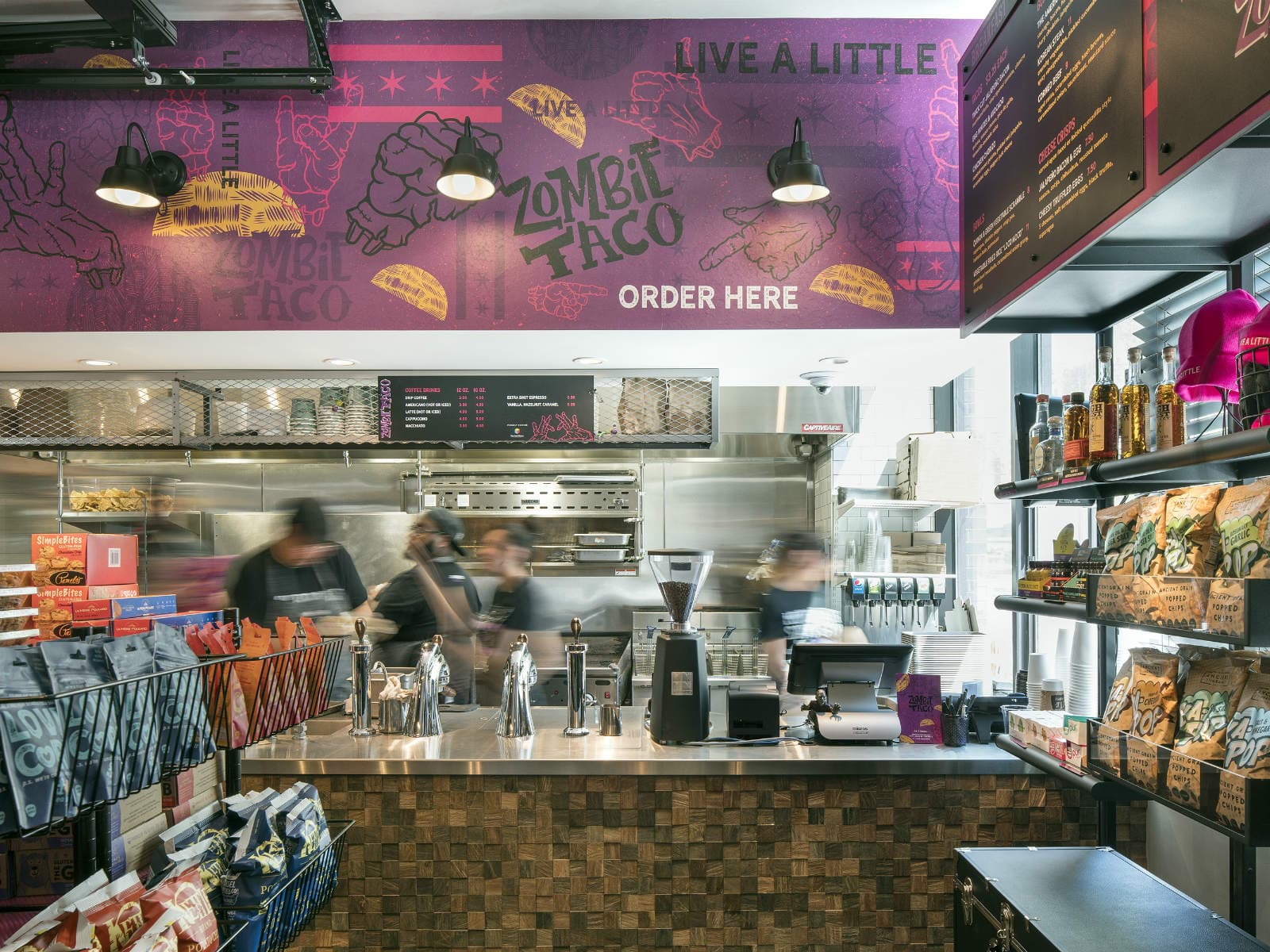 Moxy Chicago Downtown, zombie taco
