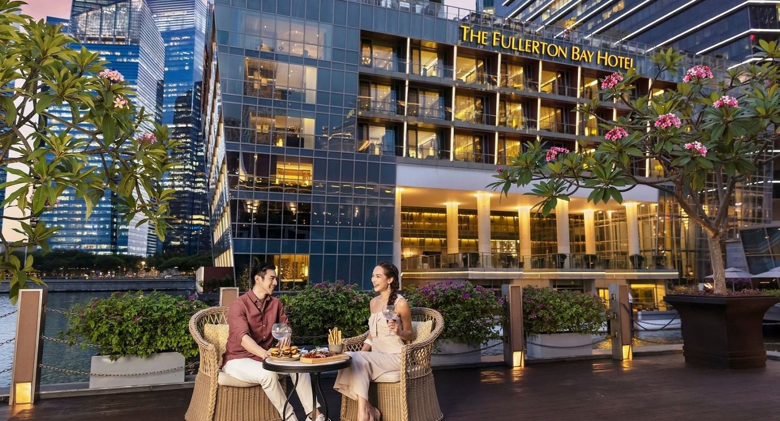 The Fullerton Bay Hotel, at the table