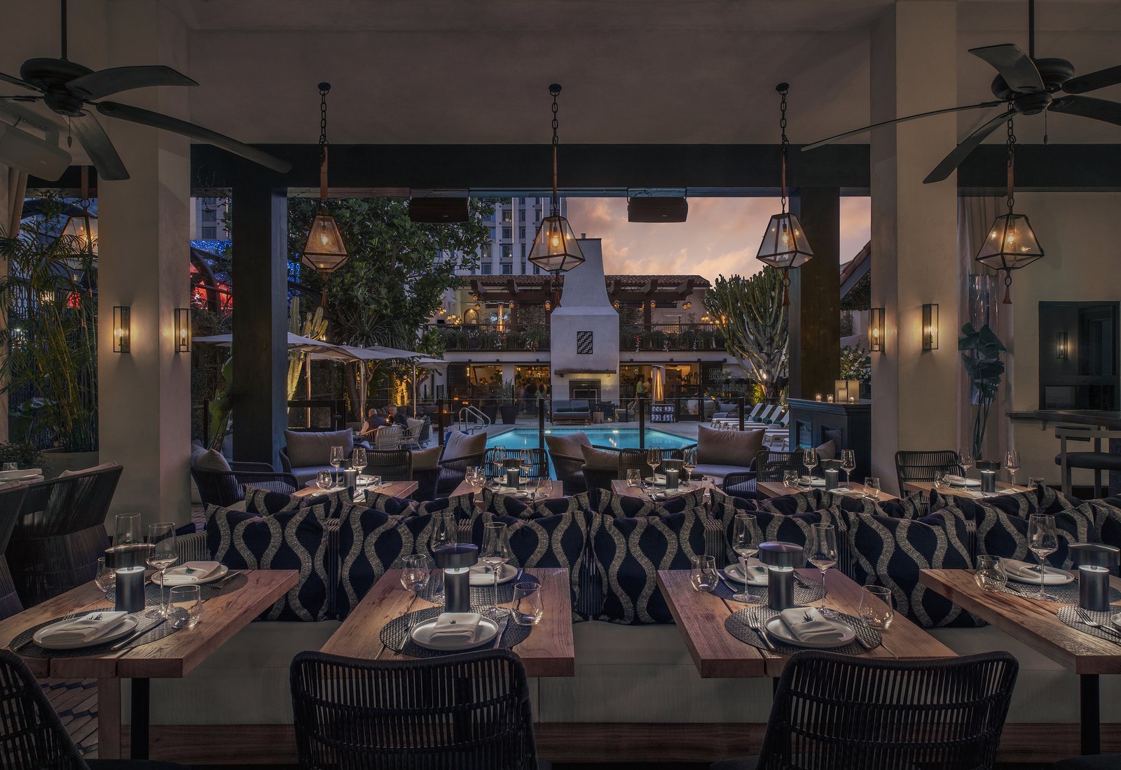 Hotel Figueroa, cafe fig