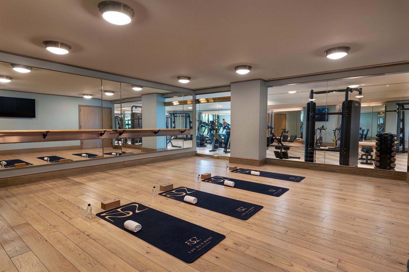 The Sun Rose West Hollywood, the gym and studio