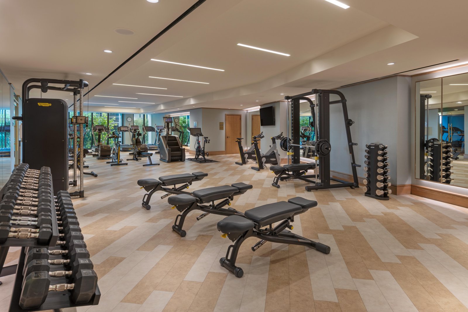 The Sun Rose West Hollywood, the gym and studio