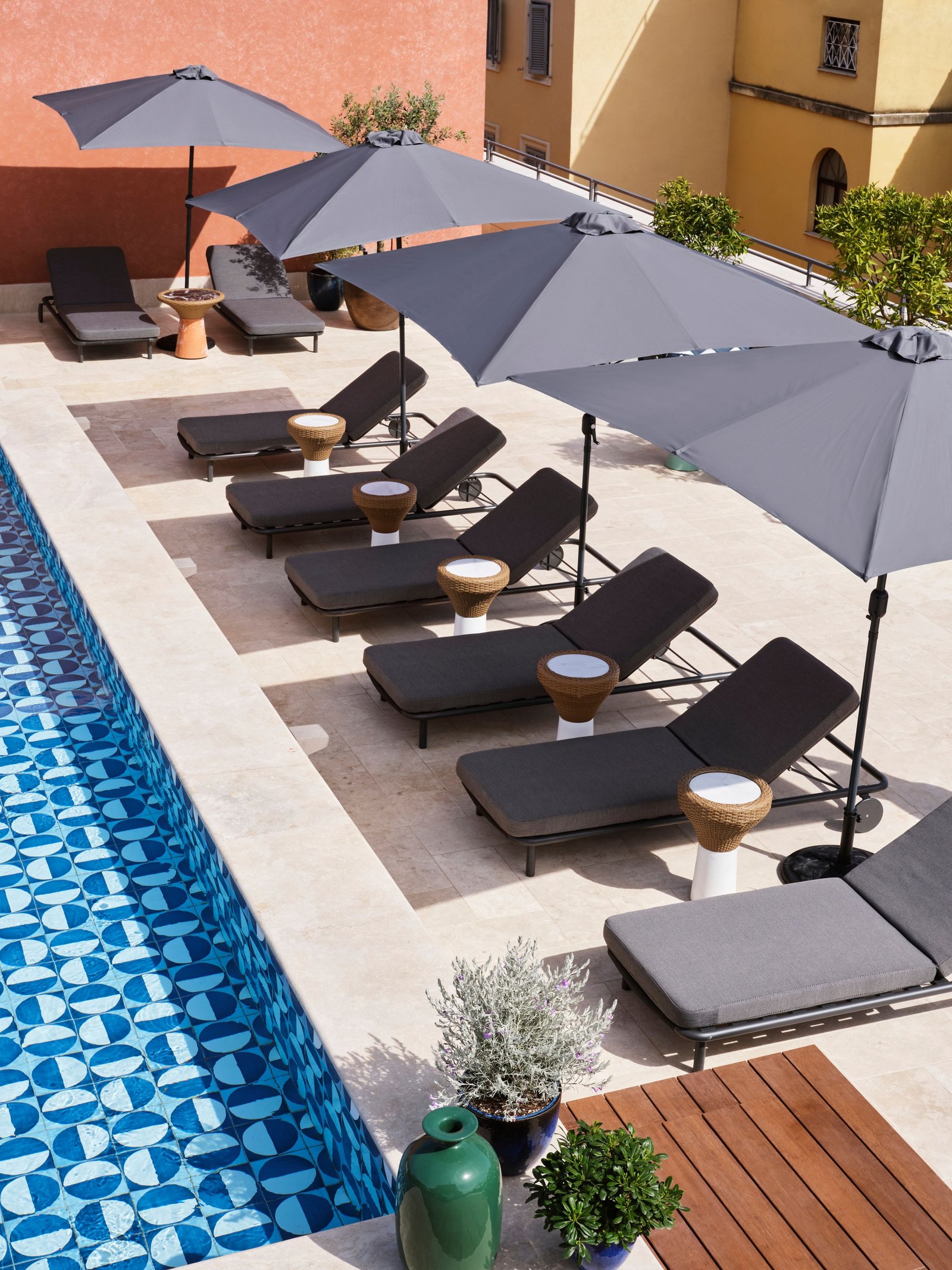 W Rome, the pool
