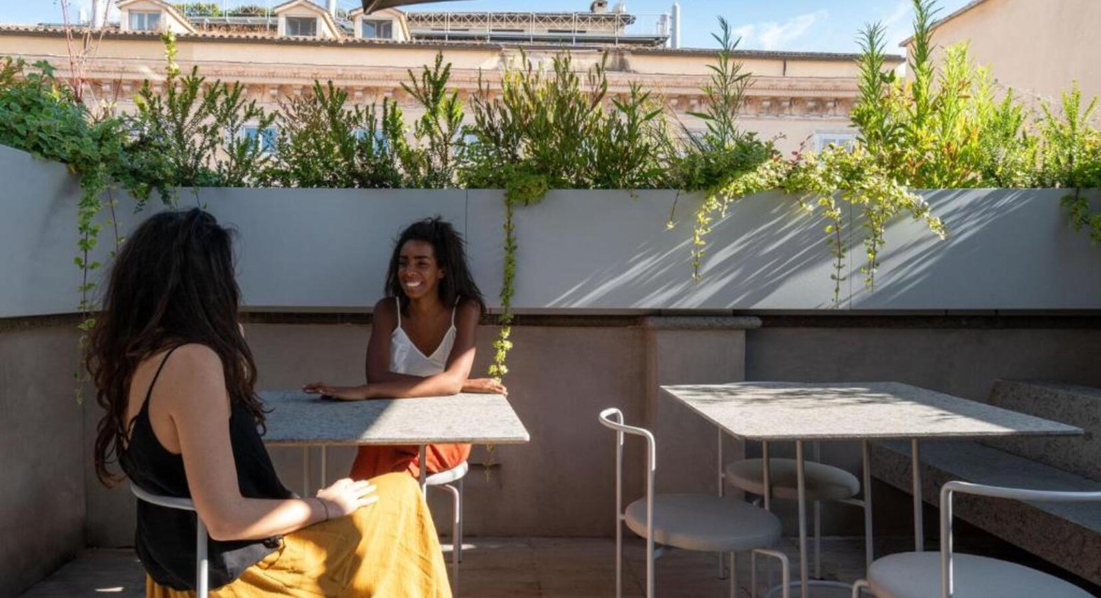 Hotel Scenario, at the table